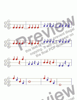 page one of Five Finger Exercises 5