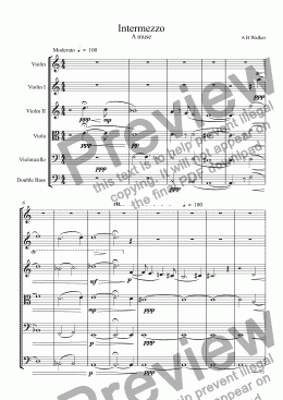 page one of String Orchestra Suit 02 of 3 (Intermezzo)