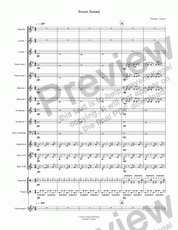 page one of Sweet Sound