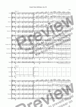 page one of Grand Valse Brilliante, Op. 48