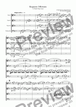 page one of Requiem: Offertoire