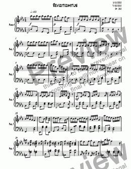 page one of Ragtime #120 in E Flat Major, Op. 262