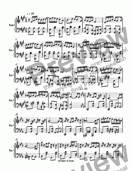 page one of Ragtime #137 in A Major, Op. 284