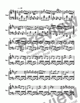 page one of Ragtime #140 in B Minor, Op. 290