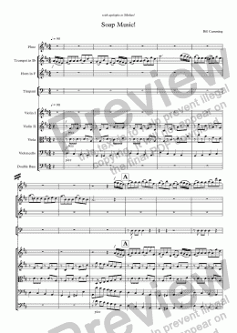 page one of Soap Music!