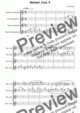 page one of Minimal Jazz 3