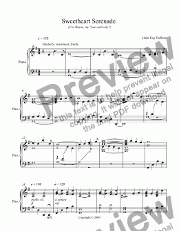 page one of Sweetheart Serenade