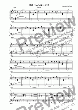 page one of 100 Etudettes #11