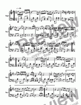 page one of Ragtime #149 in B Flat Major