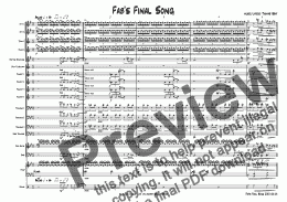 page one of Fab’s Final Song - Ballad - Big band