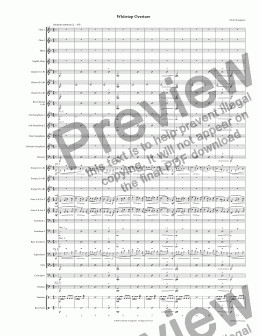 page one of Whitetop Overture