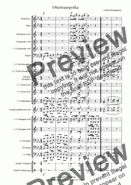 page one of Obertraunpolka