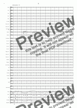 page one of Symphony No 10 3rd movement