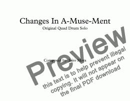 page one of Changes In A-Muse-Ment
