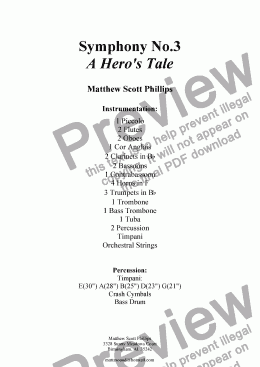 page one of 03: Hero’s Tale