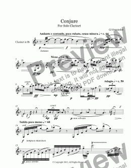 page one of Conjure