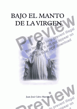 page one of Bajo el manto de la Virgen