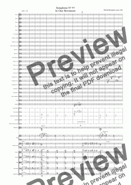 page one of Symphony No 97 In One Movement