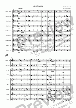 page one of Ave Maria [Gounod]
