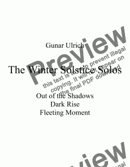 page one of The Winter Solstice Solos-(guitar solo).