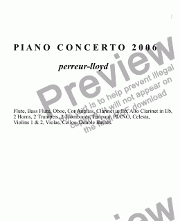 page one of 06.PIANO CONCERTO 2006