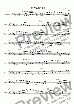 page one of The Modes-F#