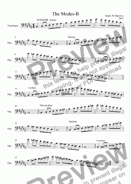 page one of The Modes-B