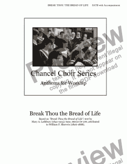 page one of Break Thou the Bread of Life