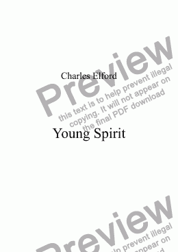page one of YOUNG SPIRIT