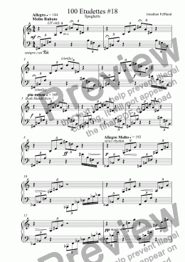 page one of 100 Etudettes #18