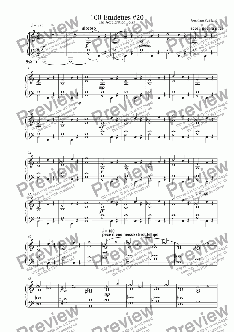 page one of 100 Etudettes #20