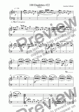 page one of 100 Etudettes #22