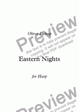 page one of Eastern Nights
