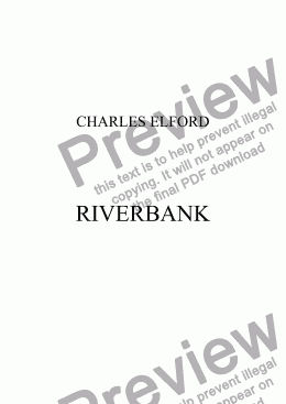 page one of RIVERBANK