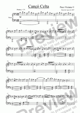 page one of 222-Cançó Celta (piano version)