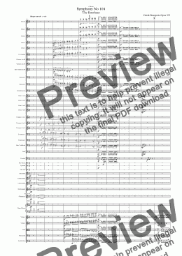 page one of Symphony No 104 The Esterhazy 1st movt