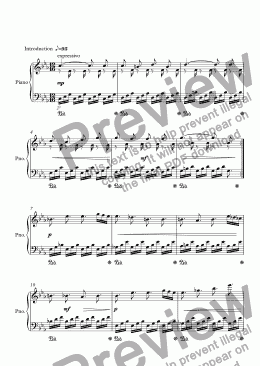 page one of Introduction and Allegro in Bb Major