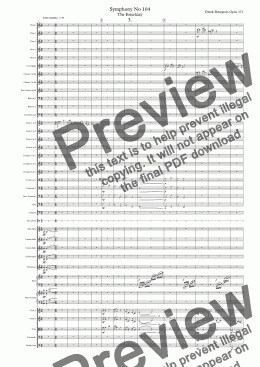 page one of Symphony No 104 The Esterhazy 3rd movt