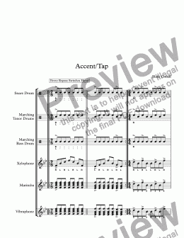 page one of Accent/Tap