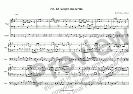 page one of No. 12 Allegro moderato