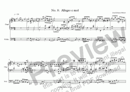 page one of No. 8 Allegro e mol