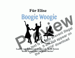 page one of Für Elise Boogie Woogie for Bb Trumpet & Piano (Jazz for Brass Series)