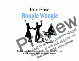 page one of Für Elise Boogie Woogie for Bb Clarinet & Piano (Keith Terrett Jazz for Wind Series)