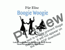 page one of Für Elise Boogie Woogie for Oboe & Piano (Keith Terrett Jazz for Wind Series)