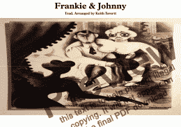 page one of Frankie & Johnny for C Trombone, Euphonium, Baritone & Piano