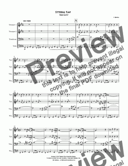 page one of Jitterbug Jump: Brass Quartet