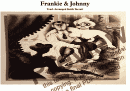 page one of Frankie & Johnny for Harmonica & Piano