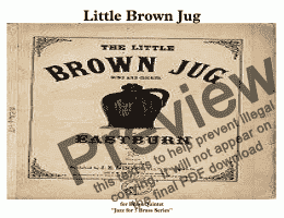 page one of Little Brown Jug for Brass Quintet (Jazz for 5 Brass Series)