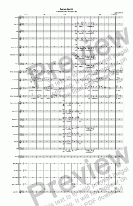 page one of Amazing Graces for Saxophone Quartet and Concert Band