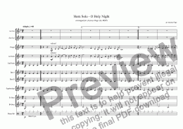 page one of Horn Solo - O Holy Night